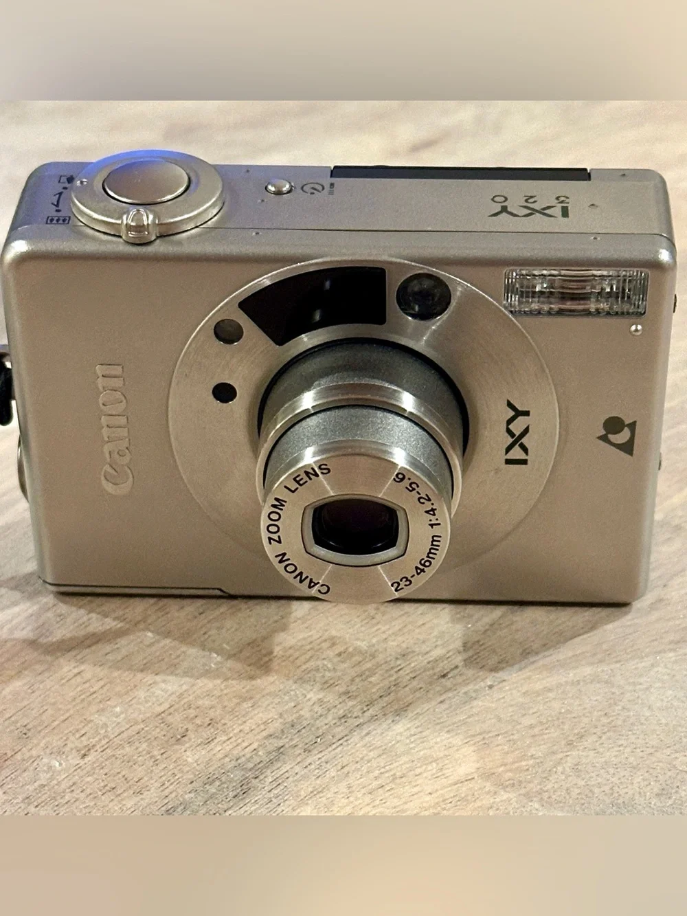 Vintage Canon IXY 320 Compact APS Film Point Shoot Camera 46mm Zoom Lens, Japan